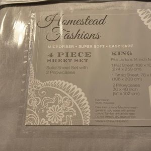 King Size Sheet Set